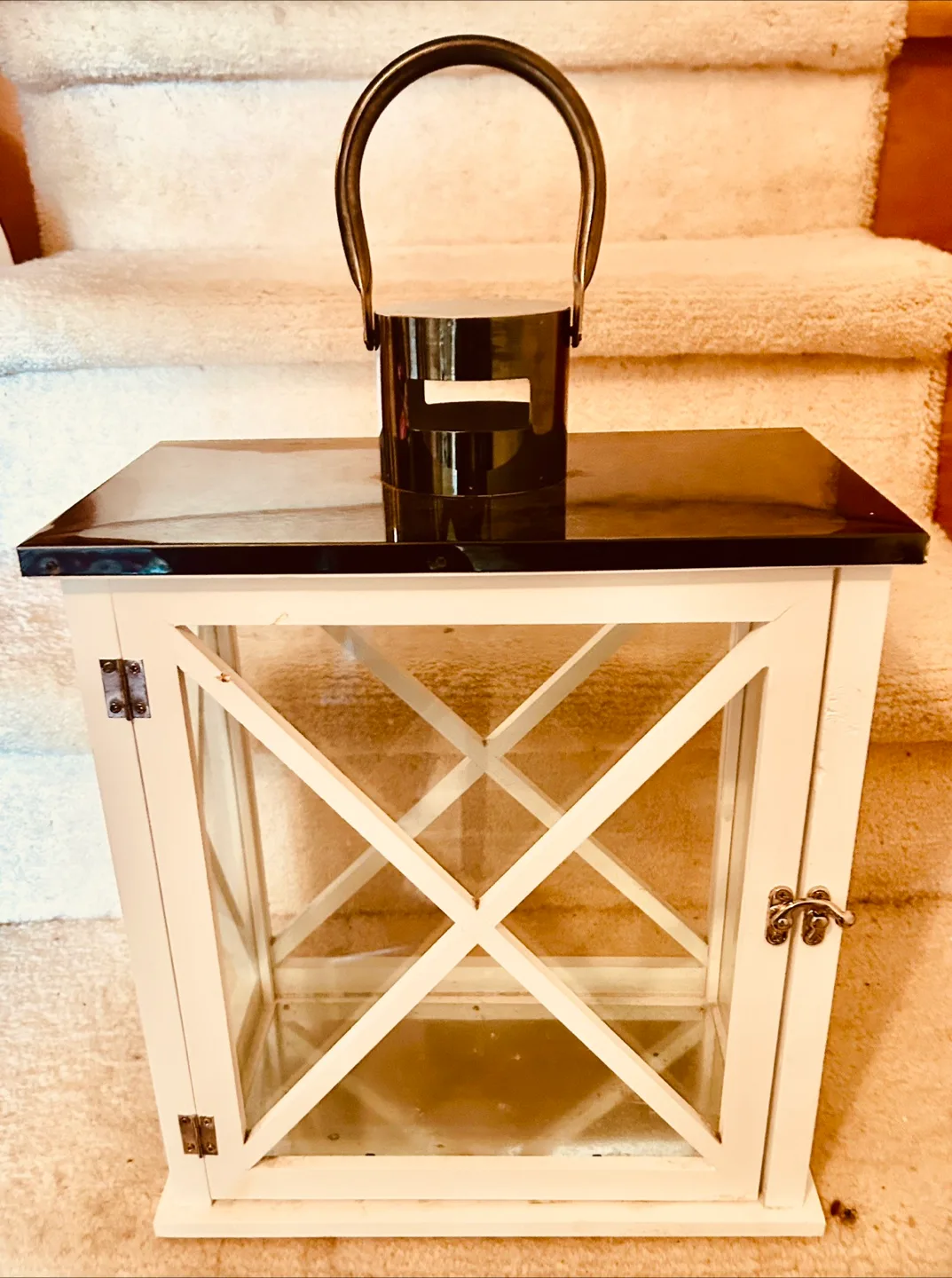 White Decorative Lantern thumbnail