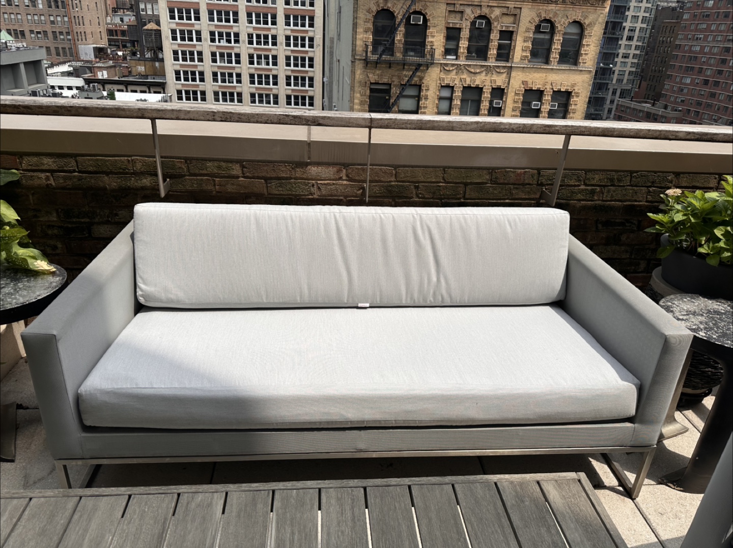 Outdoor Sofa with Cushions - photo 2
