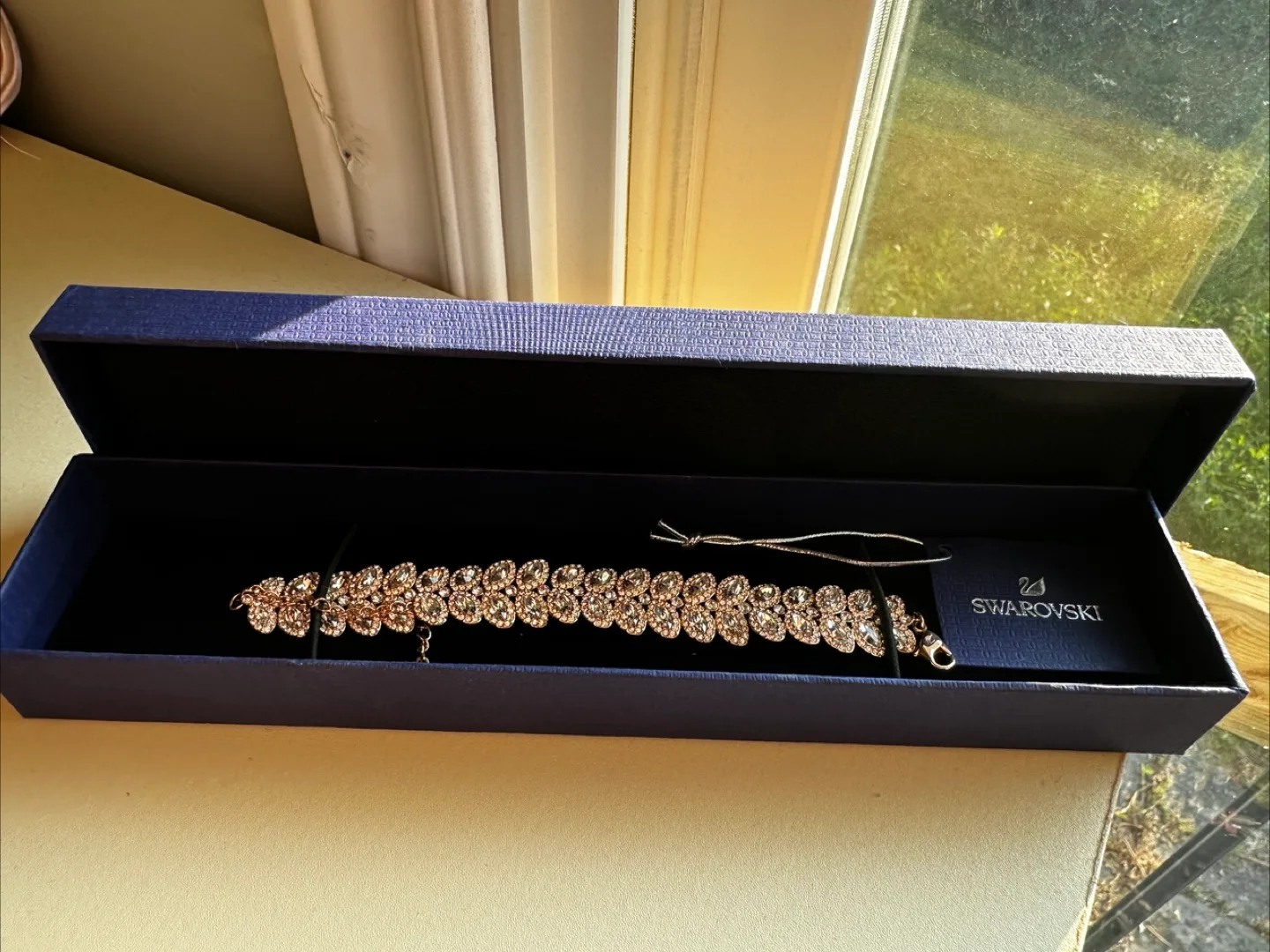 Swarovski Rose Gold Bracelet with Box thumbnail