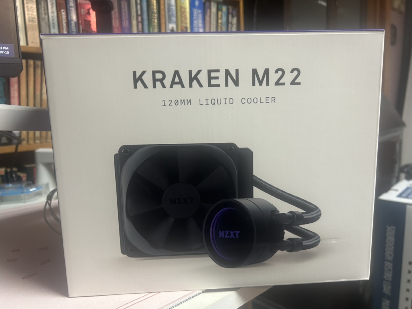 NZXT Kraken M22 120mm Liquid Cooler with replacement fan