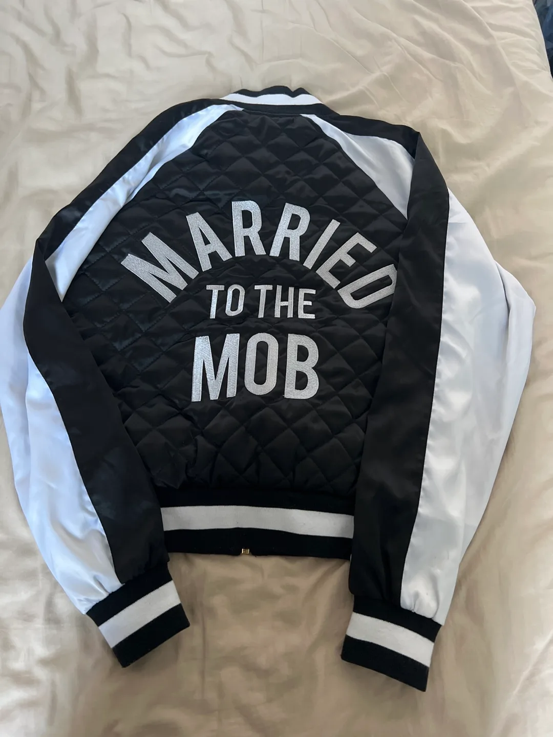 MTTM brand- tiger embroidery bomber jacket image indicator(4)