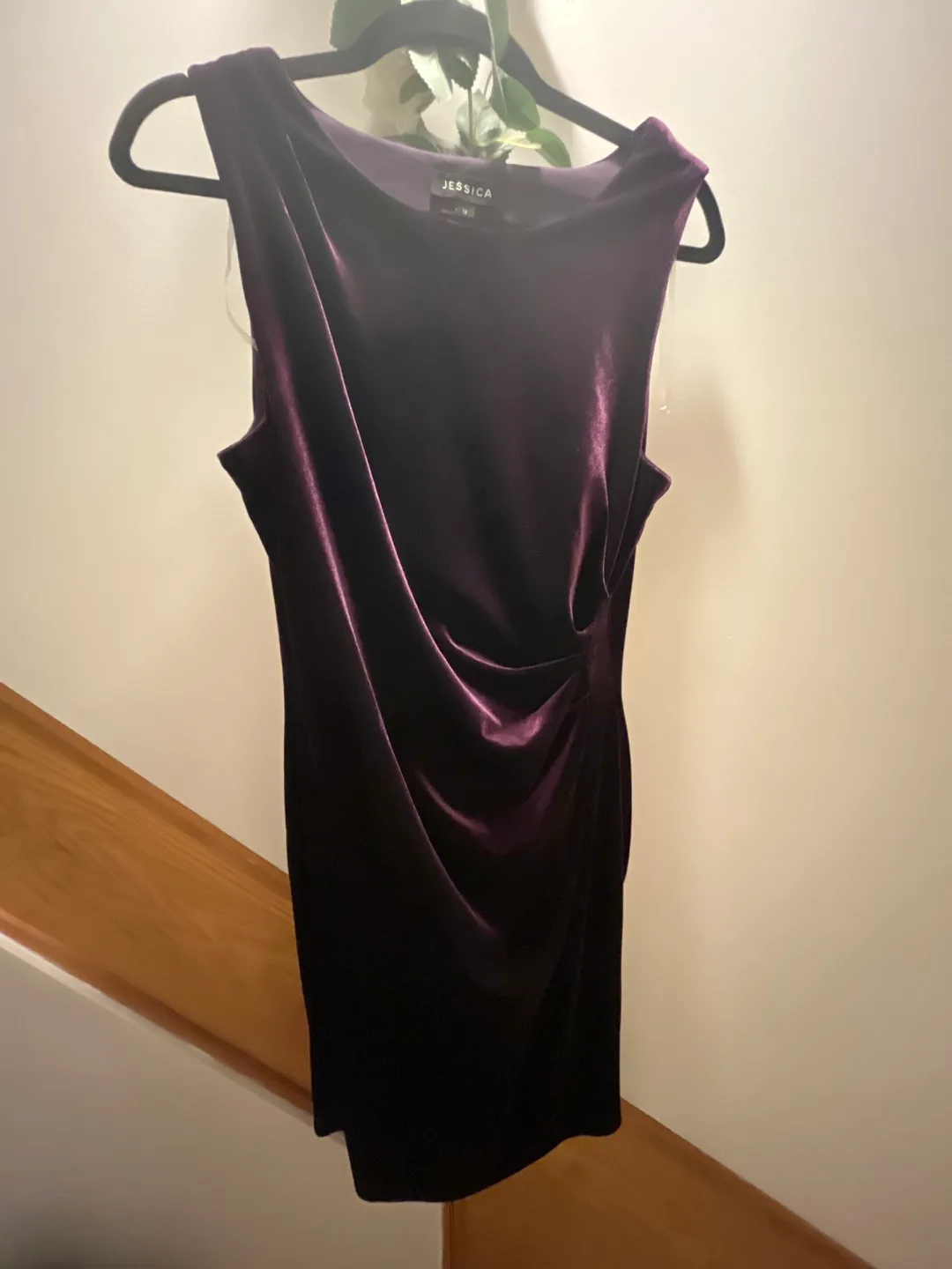 Wine Purple Velvet Dress thumbnail