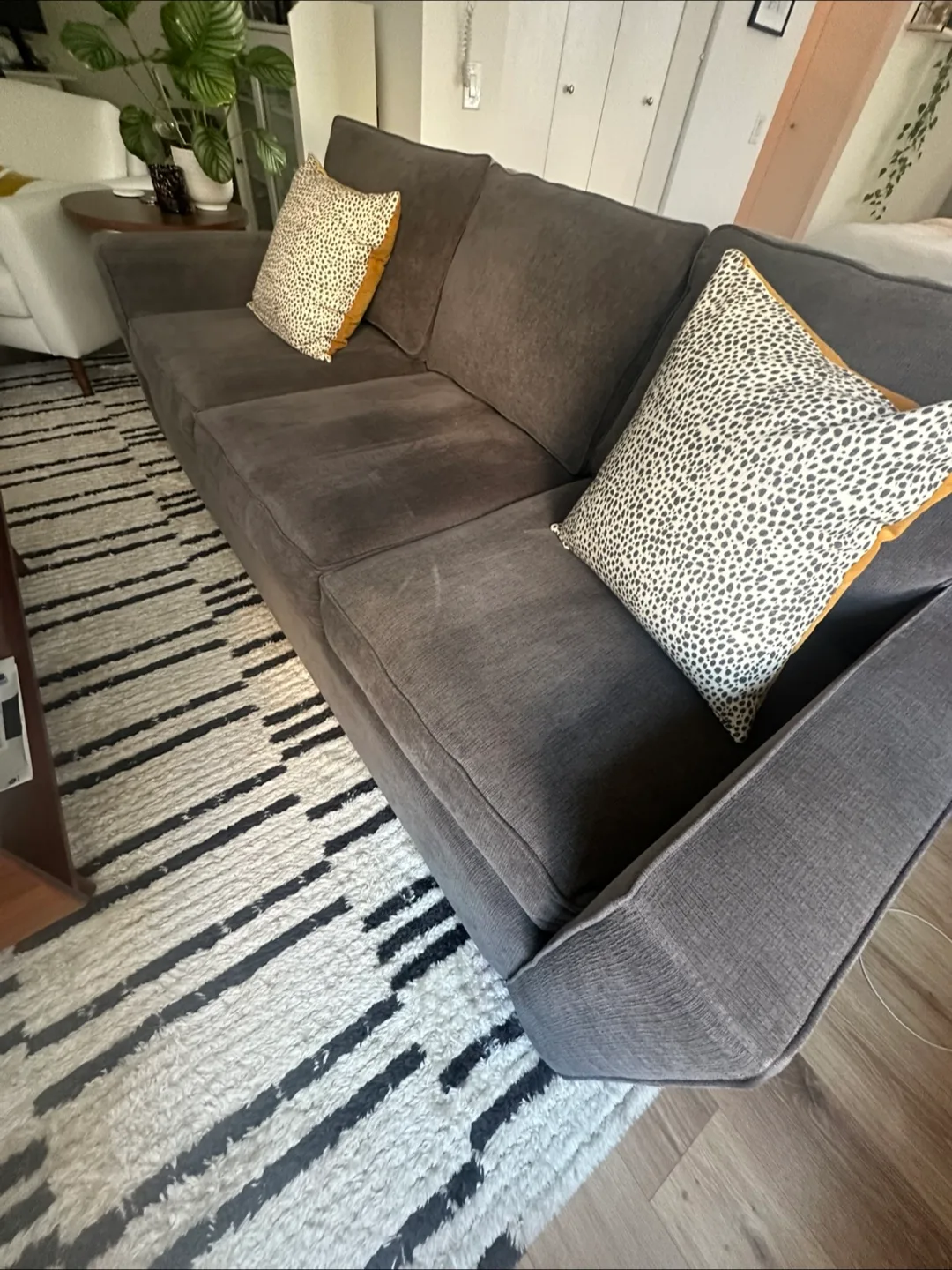 Macy’s Radley Gray 3-Seat Sofa thumbnail