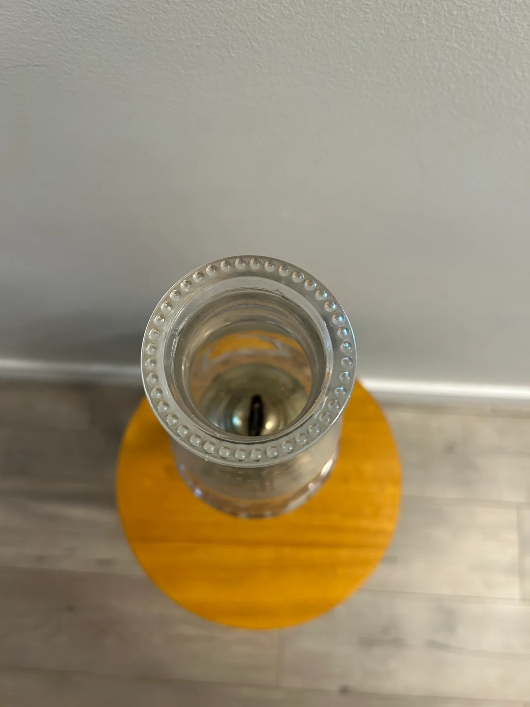 Vintage Clear Glass Oil Lamp image indicator(6)