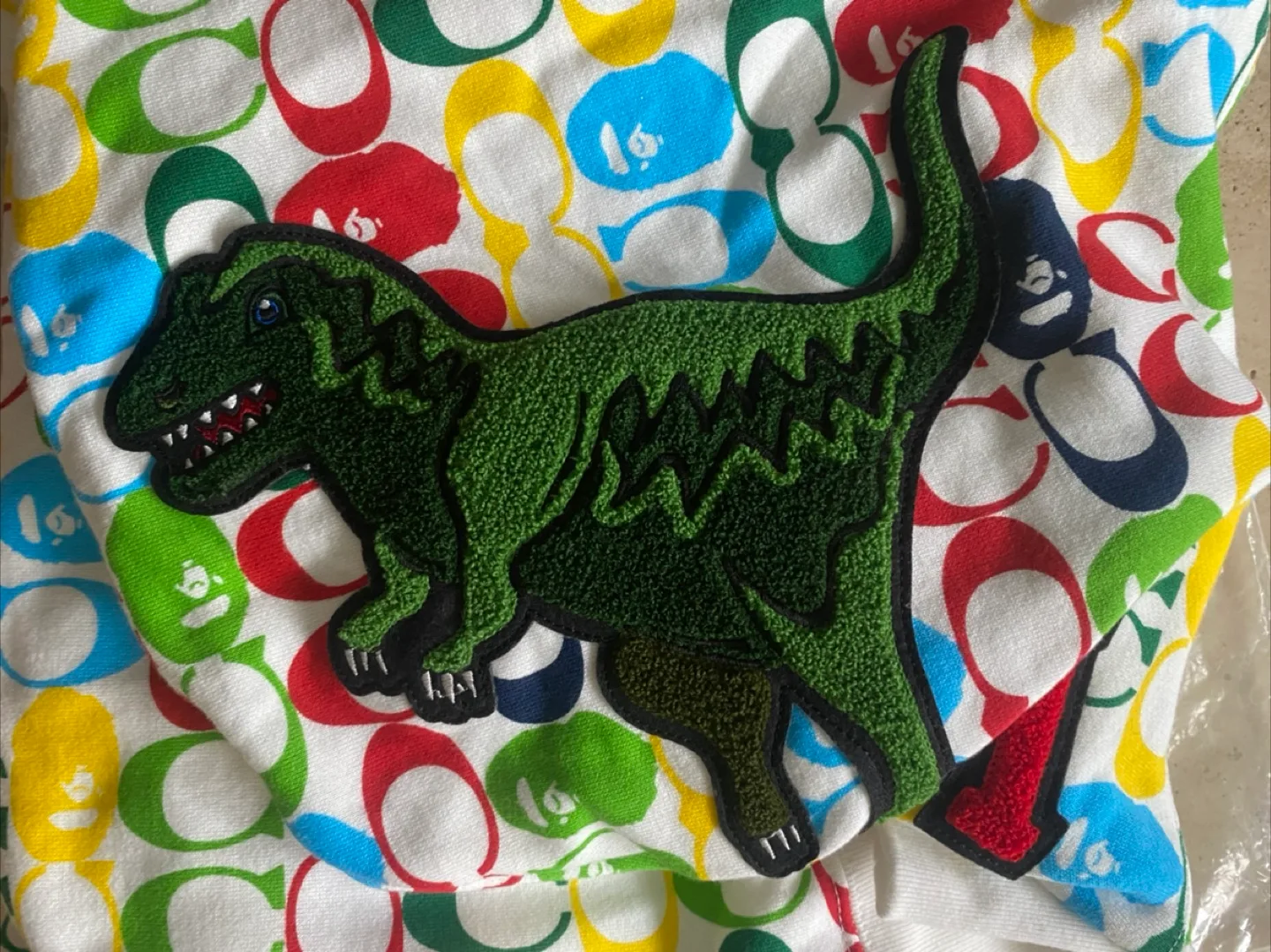 *Brand New* COACH x BAPE Shark Multicolor Hoodie -  XL image indicator(6)