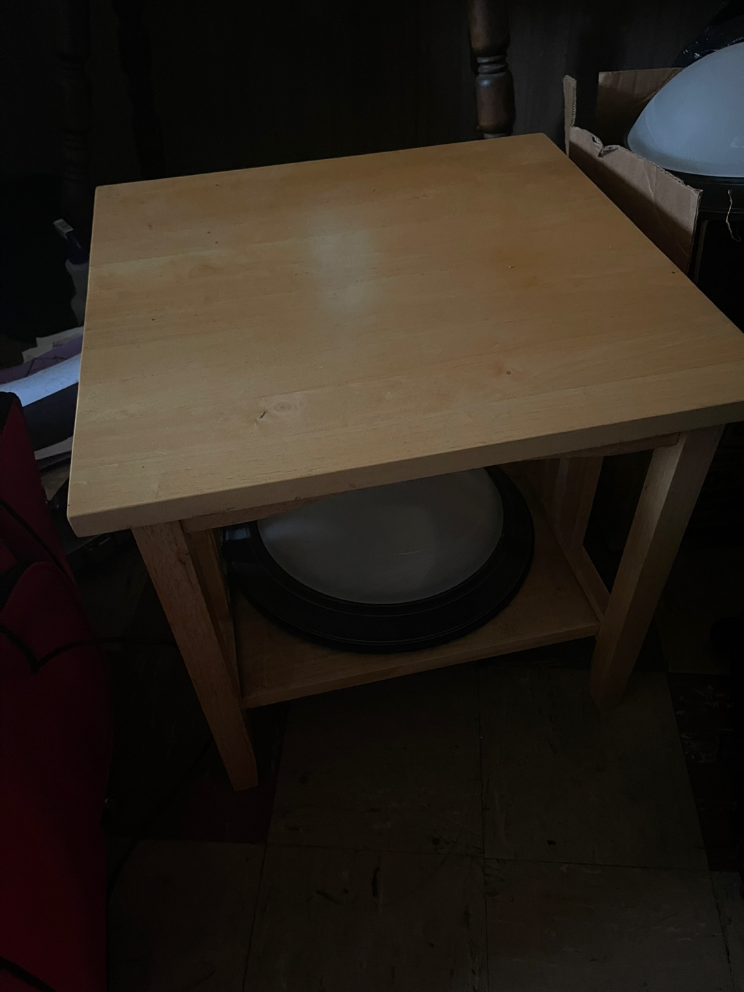 Small Wooden Side Table - photo 2