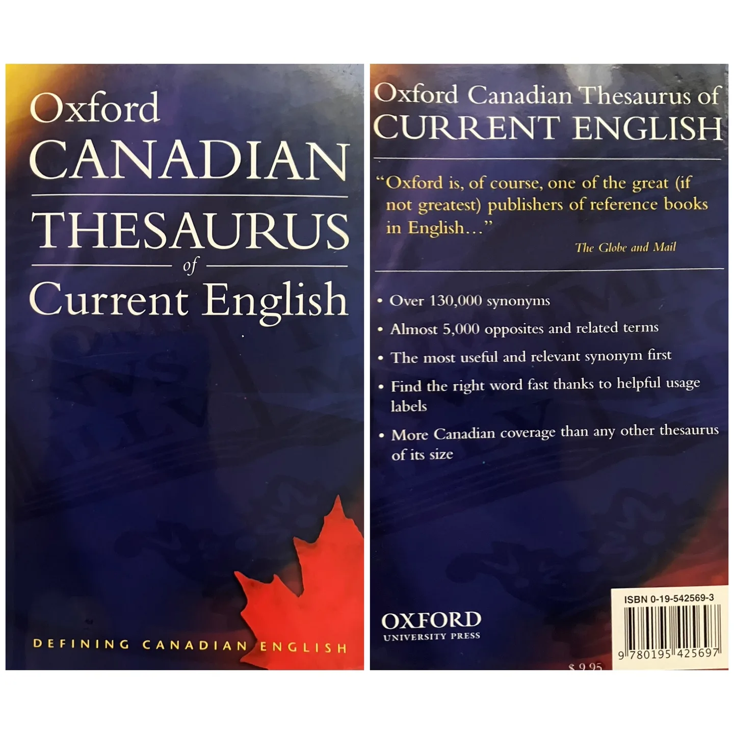 (Book) Oxford Canadian Thesaurus thumbnail