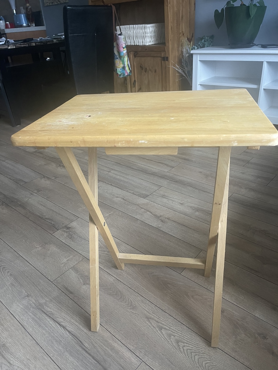 Wooden Folding Tray Table