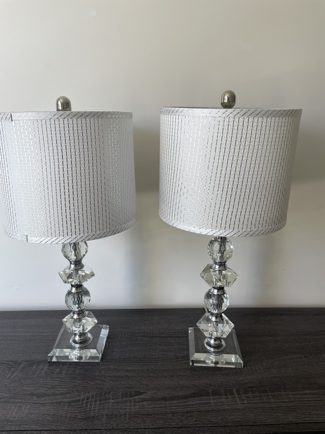 Set of 2 Crystal Table Lamps - photo 2