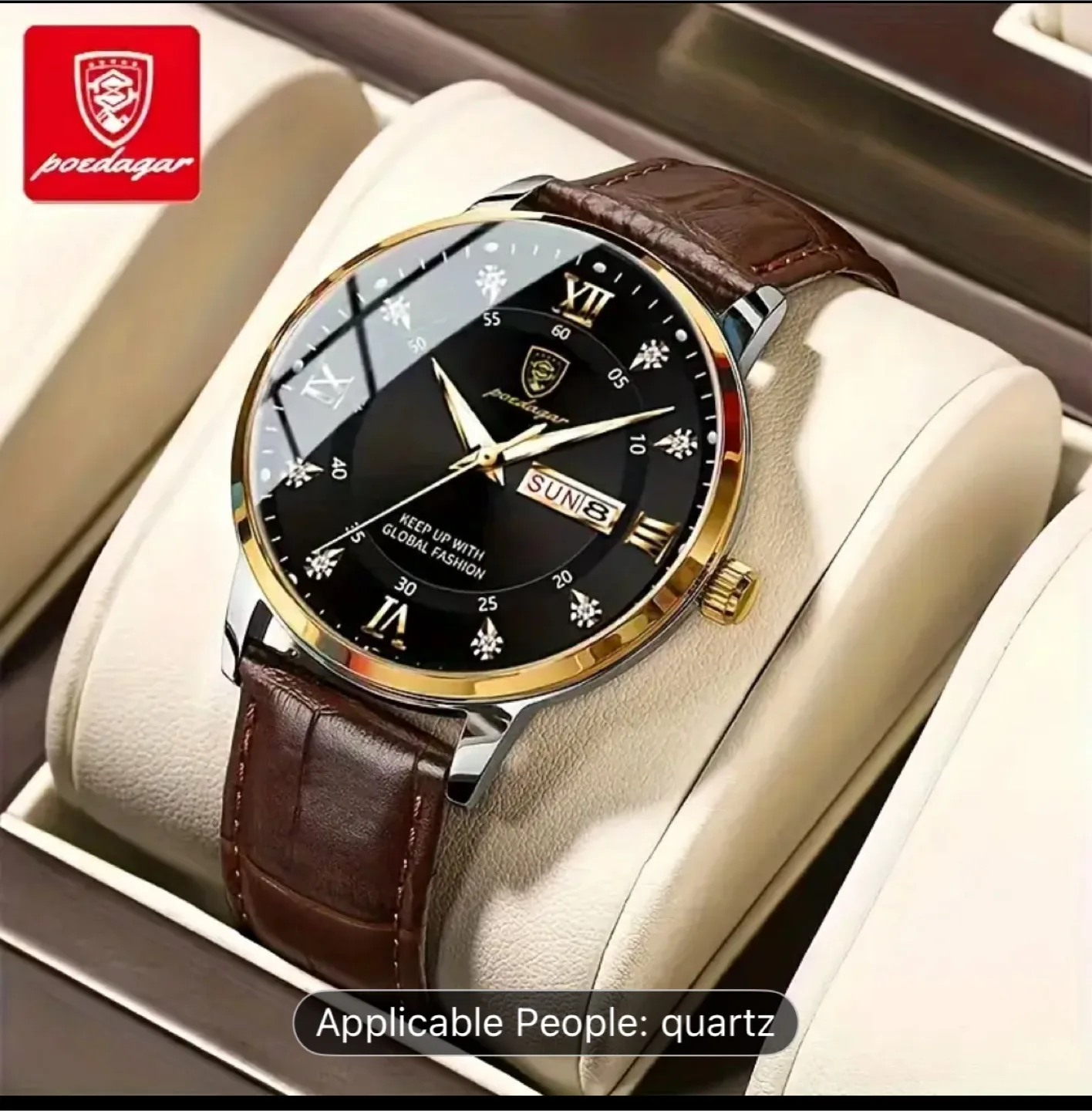 Poedagar Men's Quartz Watch thumbnail