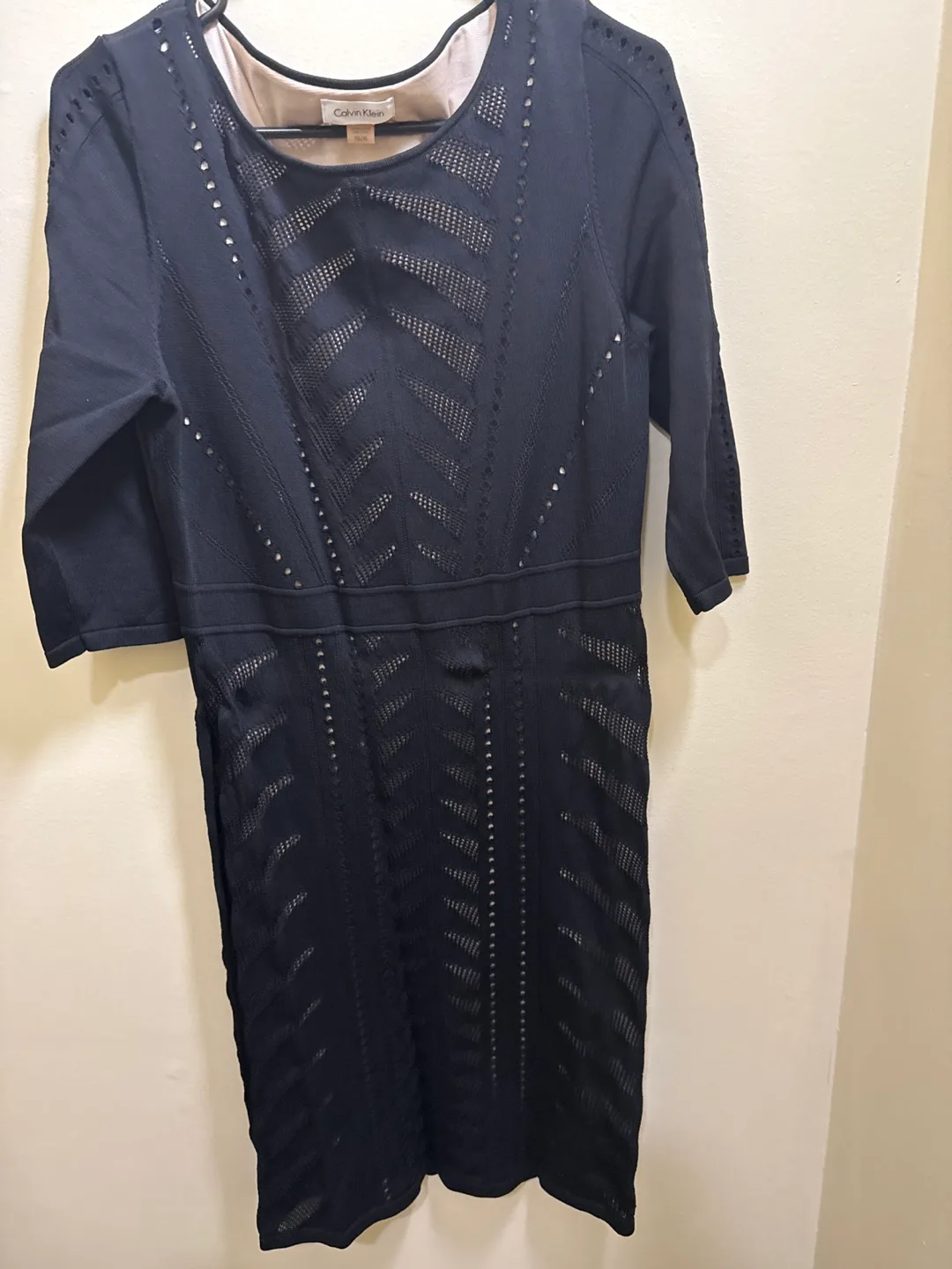 Calvin Klein Black Dress - Size 10 thumbnail