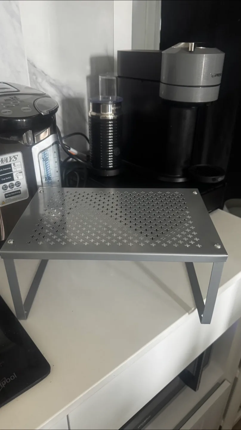 Grey Metal Kitchen Counter Shelf thumbnail