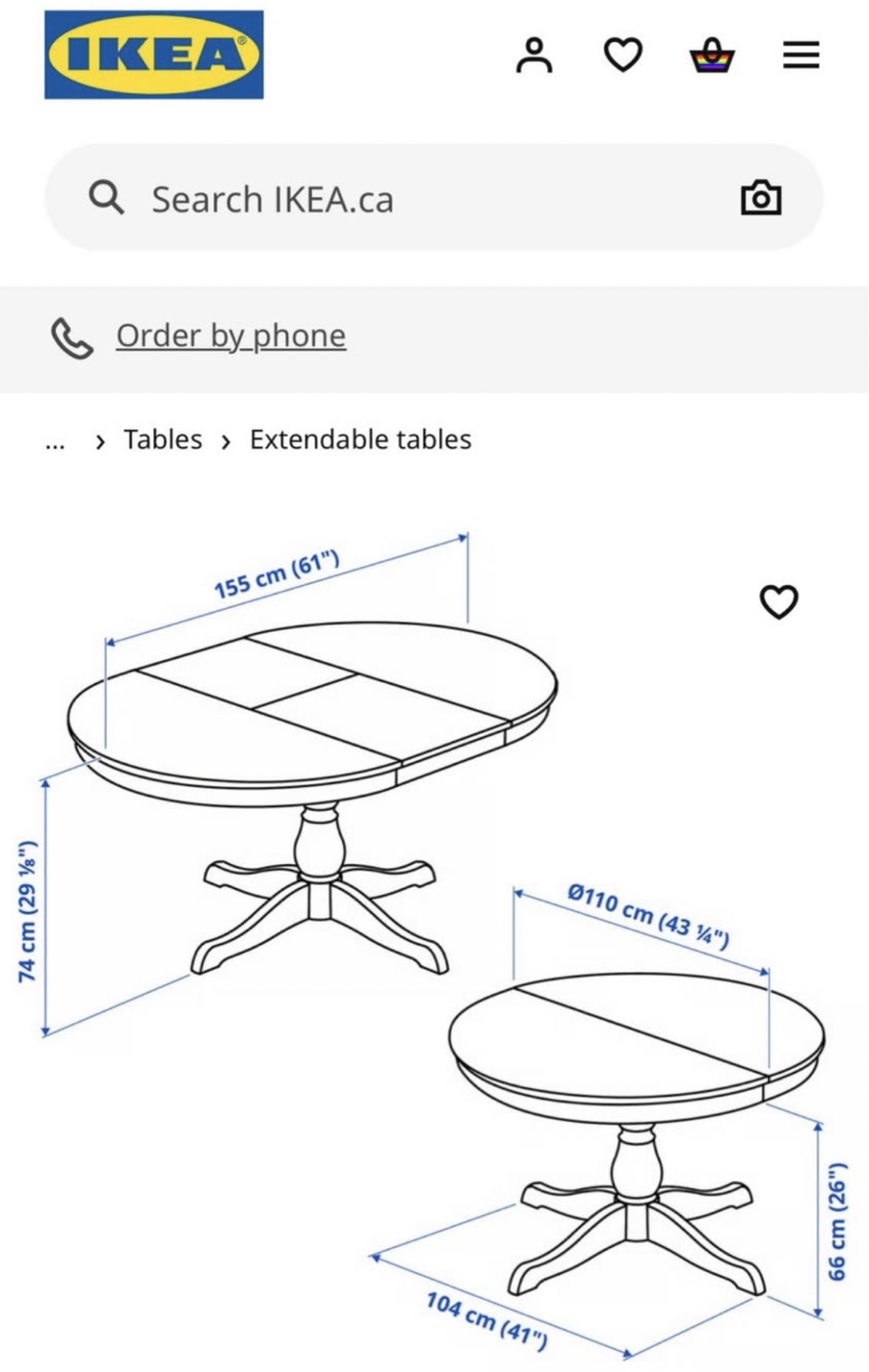 IKEA INGARP Extendable Black Table - photo 2