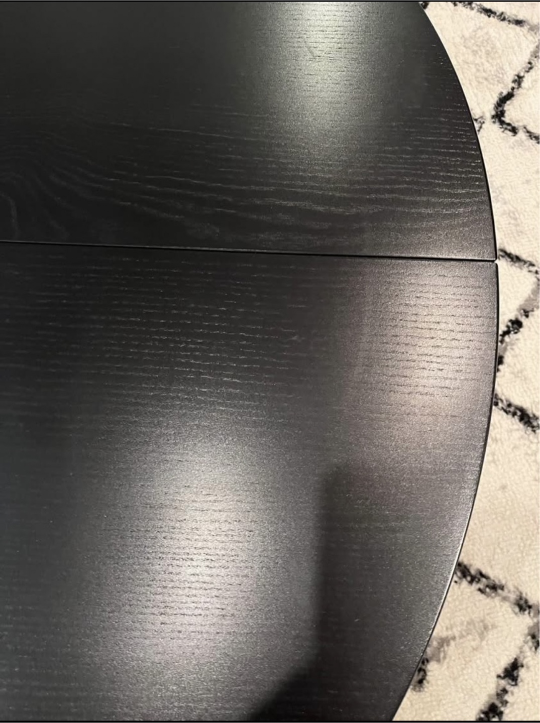 IKEA INGARP Extendable Black Table - photo 3