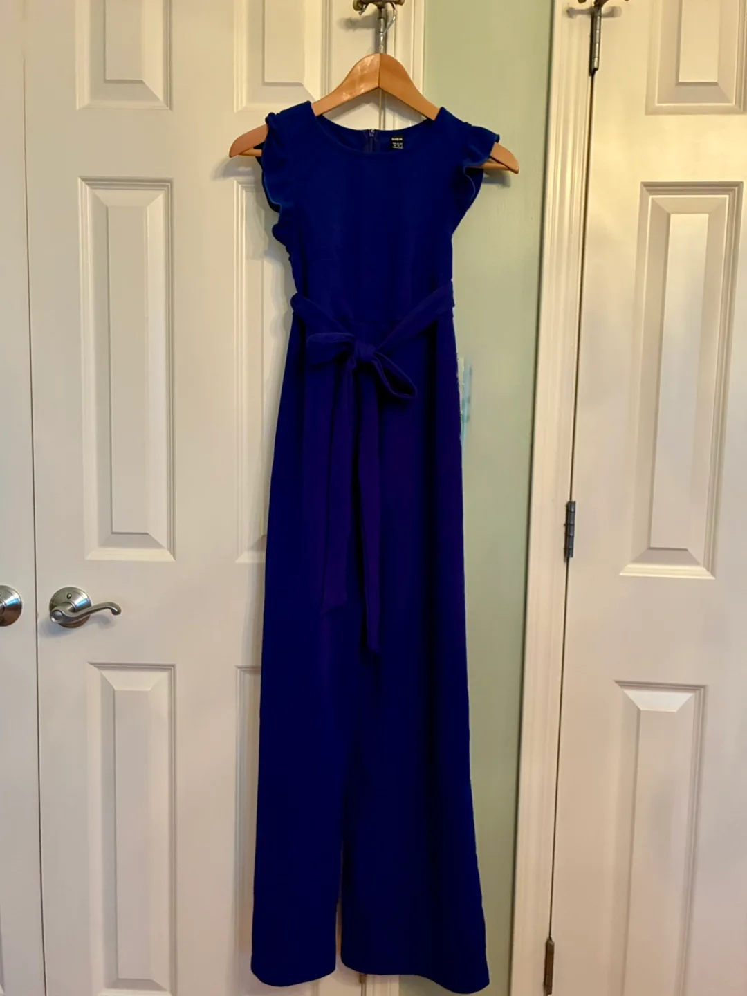 🥕 Royal Blue maternity Jumpsuit - Size XS thumbnail