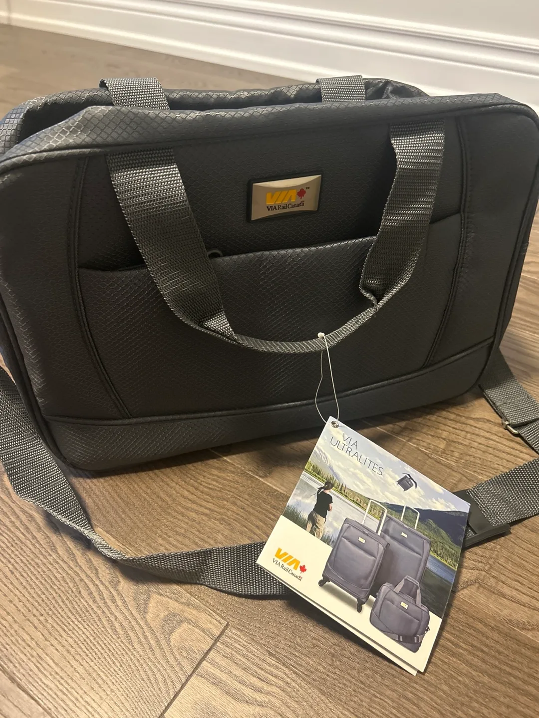 VIA Rail Tote Bag - Like New! 🇨🇦 thumbnail