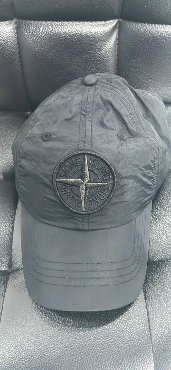 Stone Island Black Cap - Like New! thumbnail