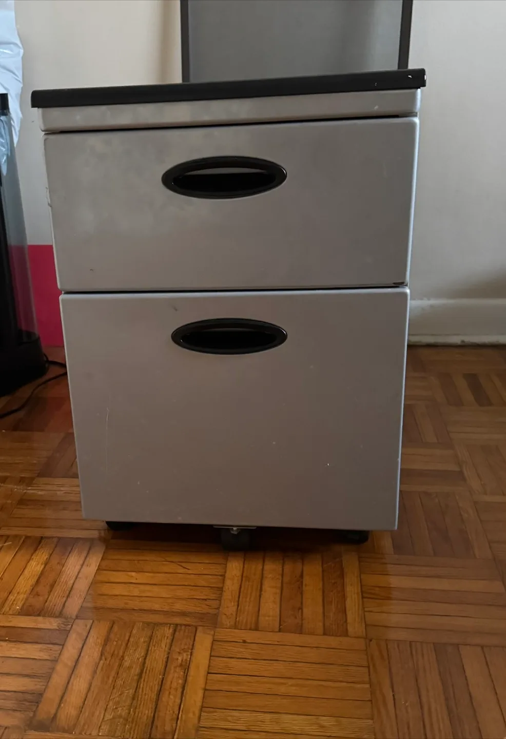 Studio RTA Rolling File Cabinet - Silver thumbnail