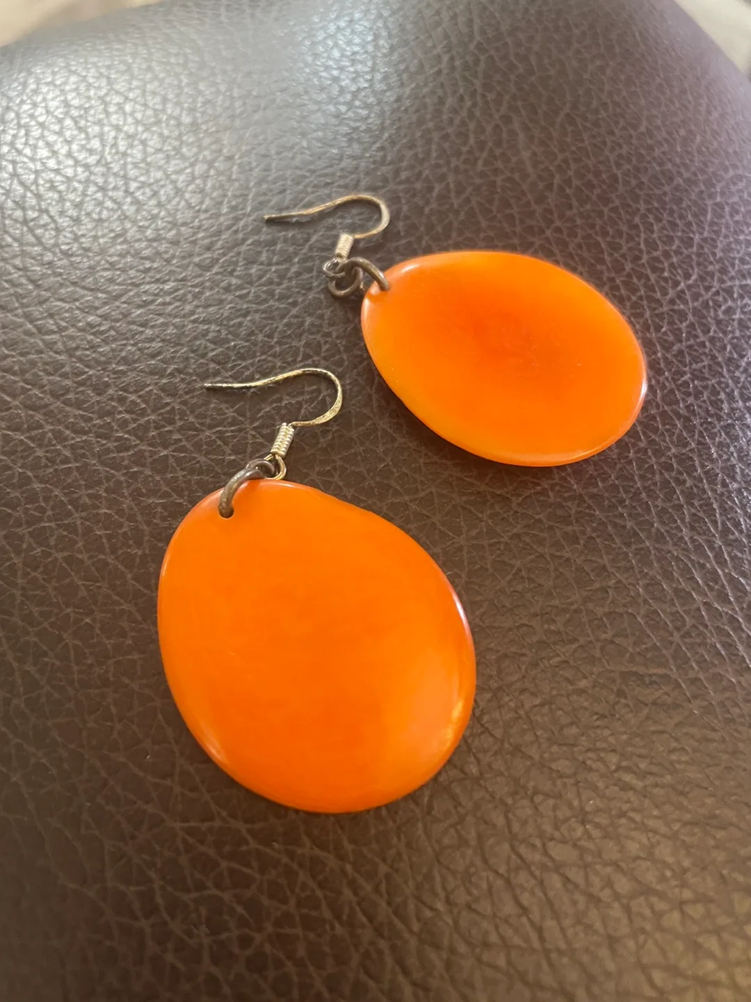 Orange Drop Earrings thumbnail