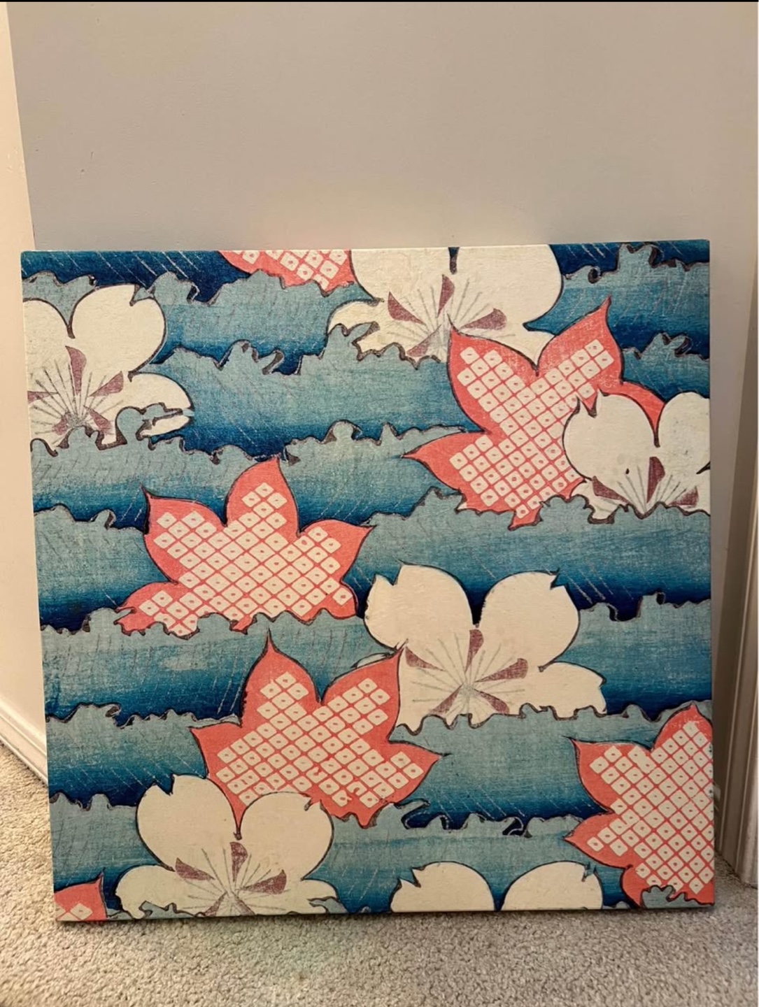 Smithsonian Institution Floral Print Canvas