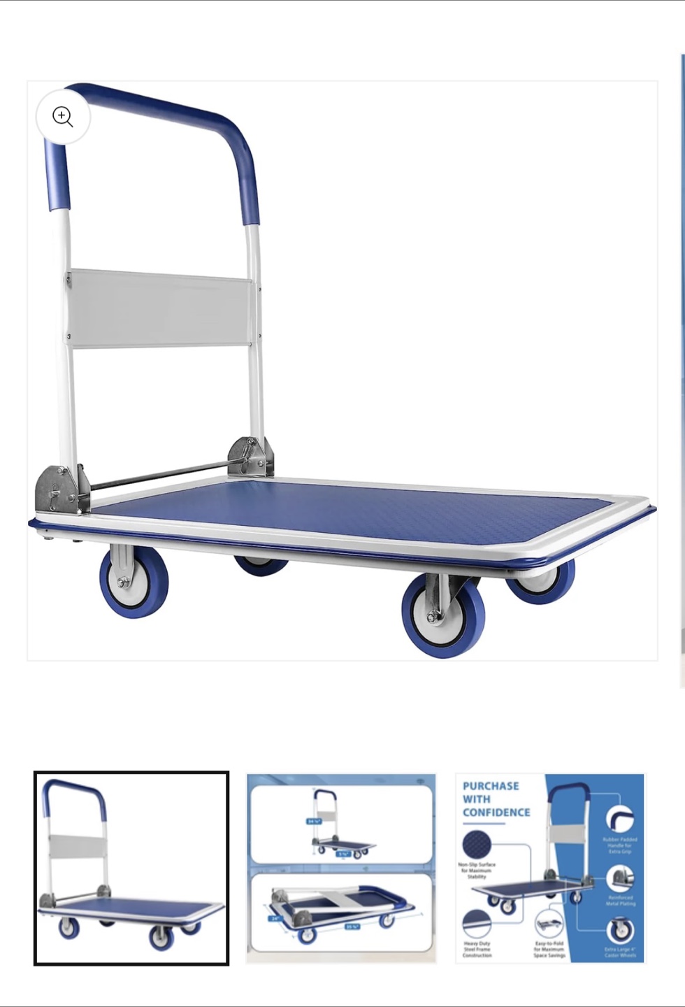 Foldable Push Cart Dolly