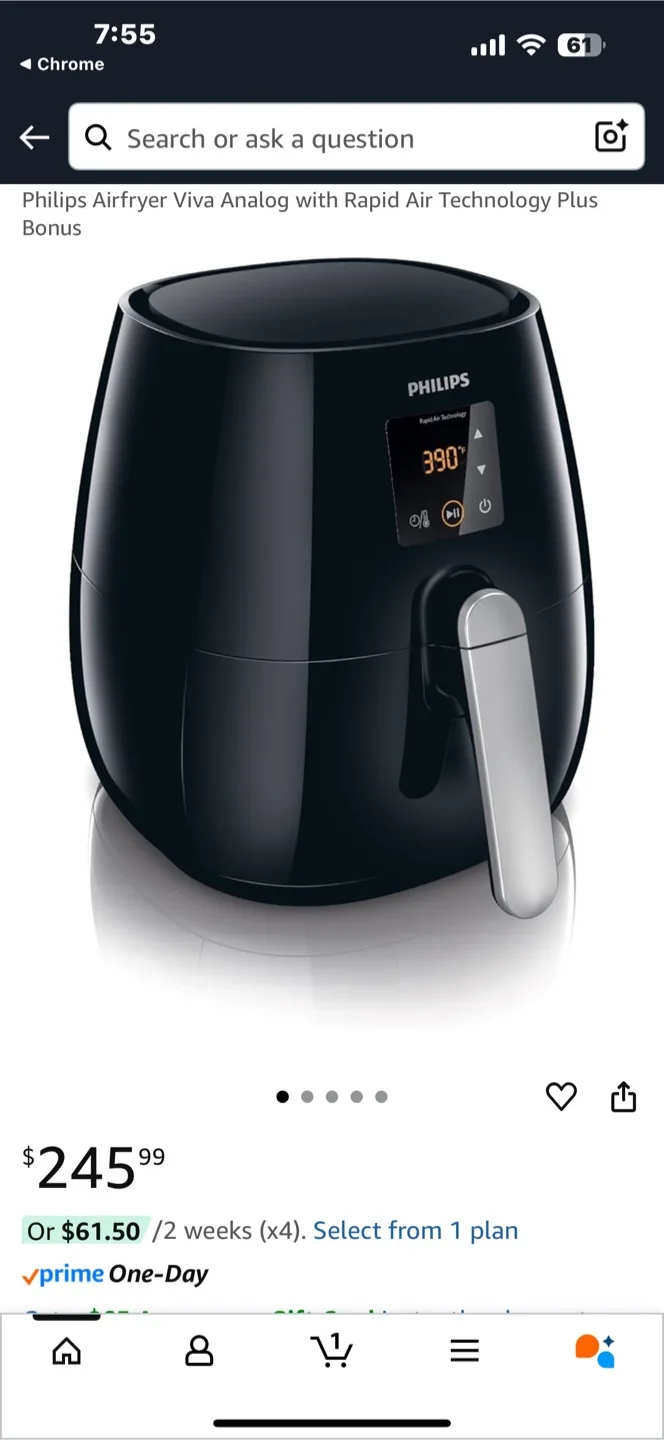 Philips Airfryer Viva Analog thumbnail