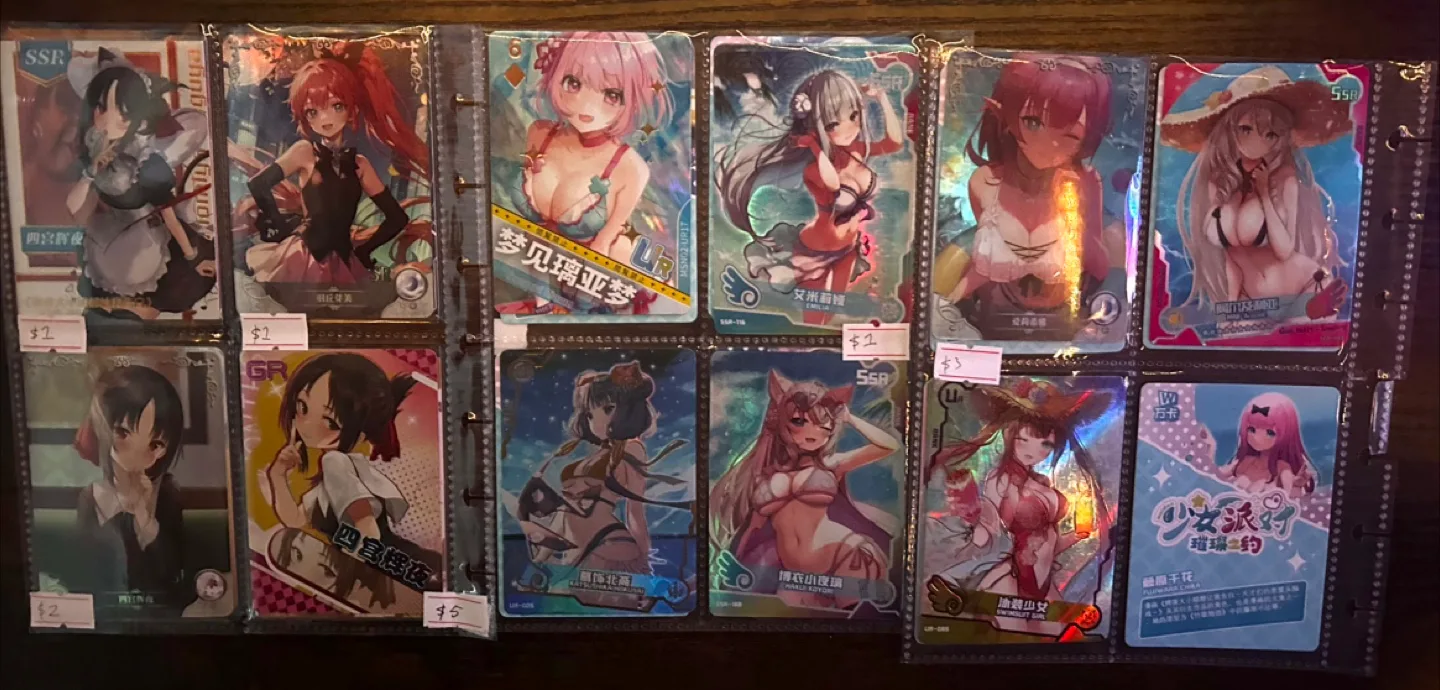 Anime goddess story tcg cards image indicator(7)