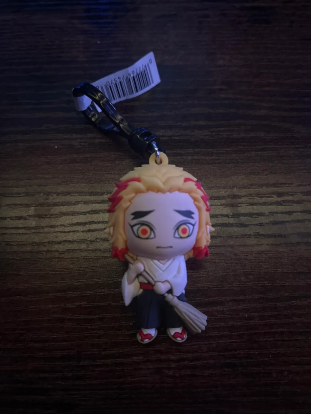 Demon Slayer Senjuro Rengoku Keychain thumbnail