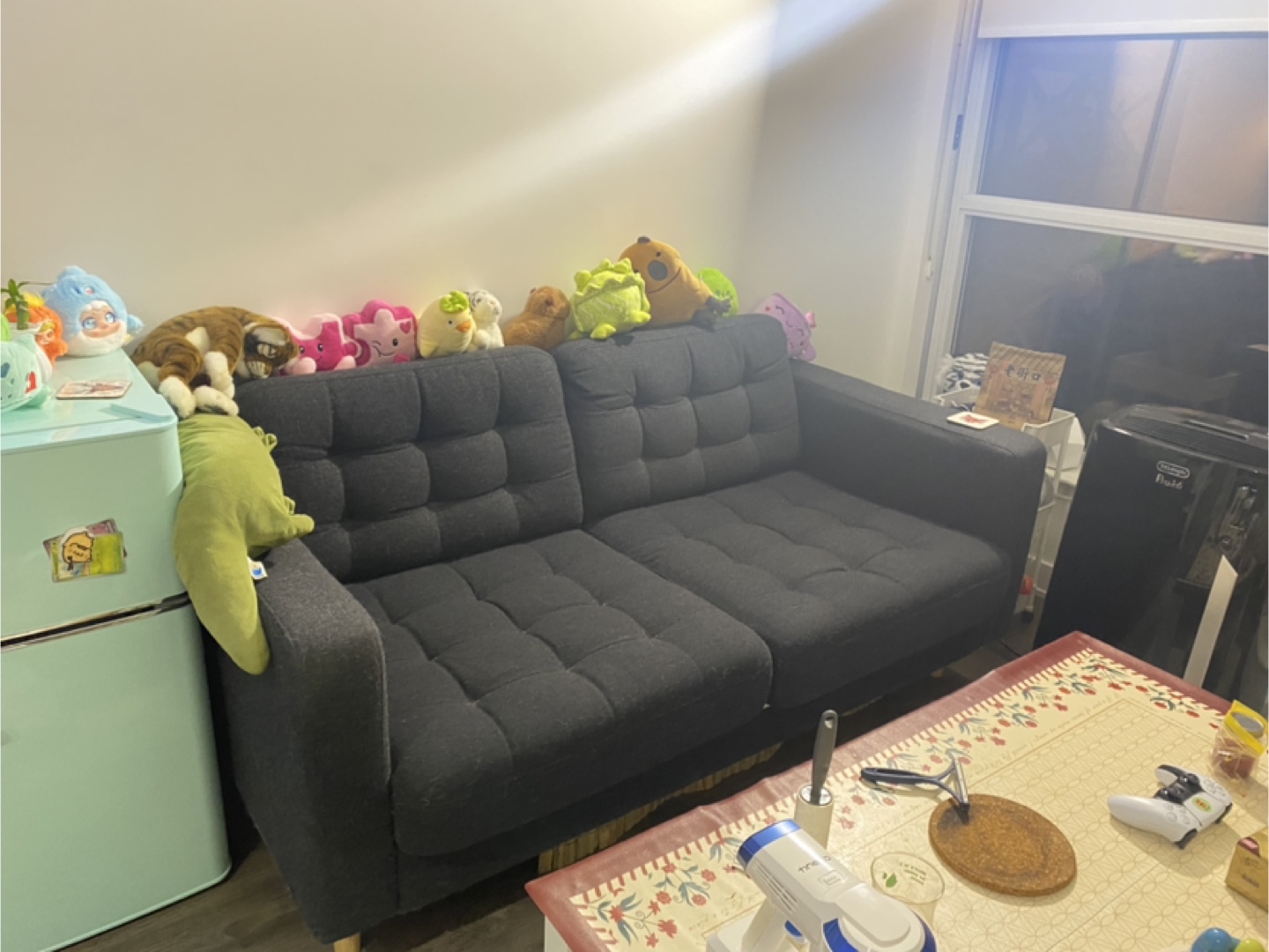 Dark Grey 2-Seat Sofa Ikea Morabo - photo 2