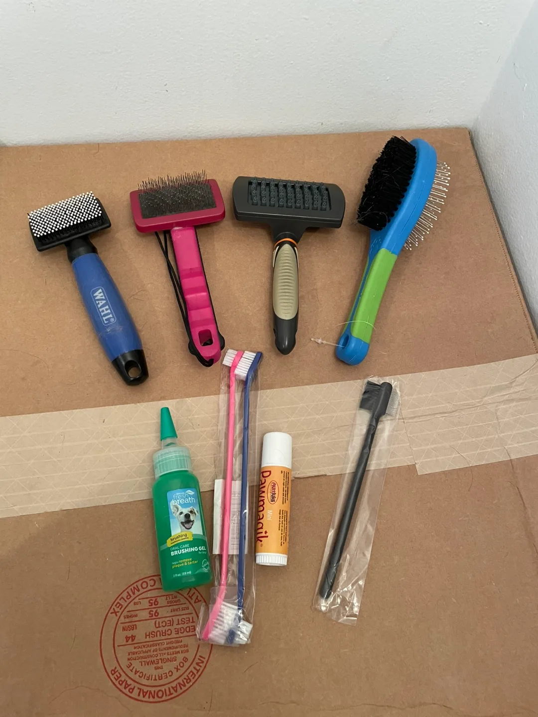 Dog Brushes & ToothPaste Lot thumbnail