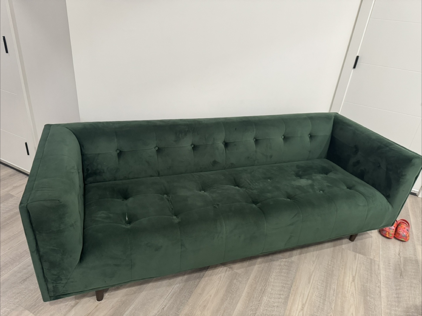 Green Velvet Sofa