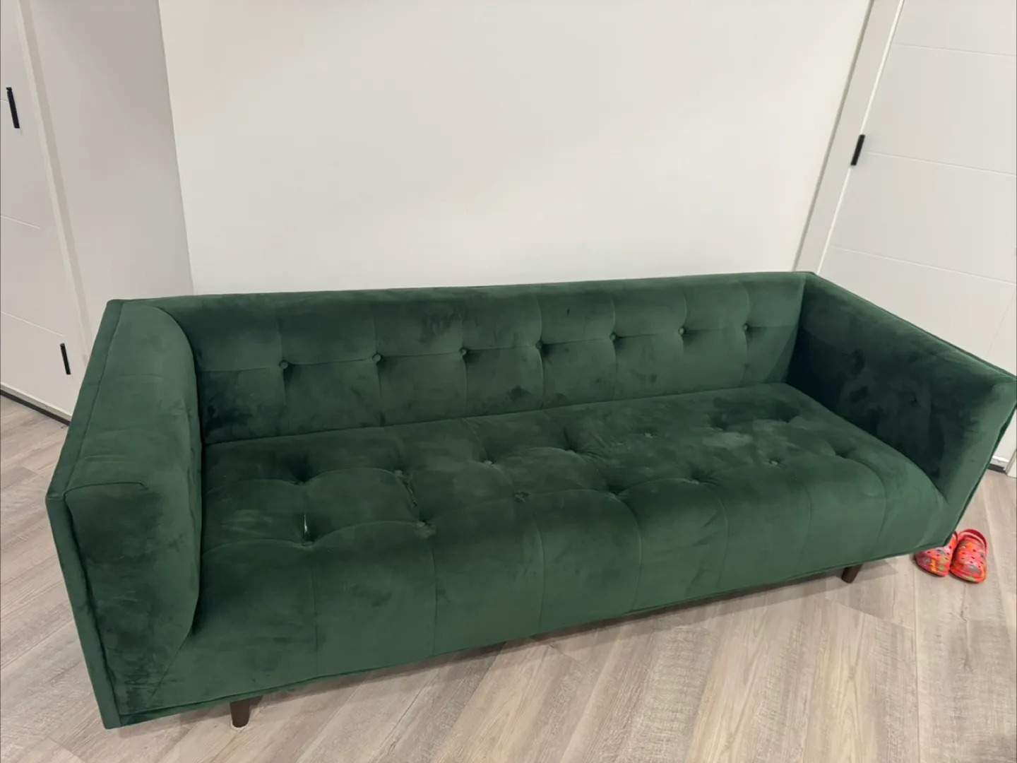 Green Velvet Sofa thumbnail