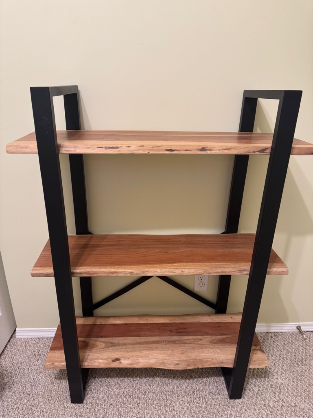 Wood & Metal 3-Tier Shelf - photo 2
