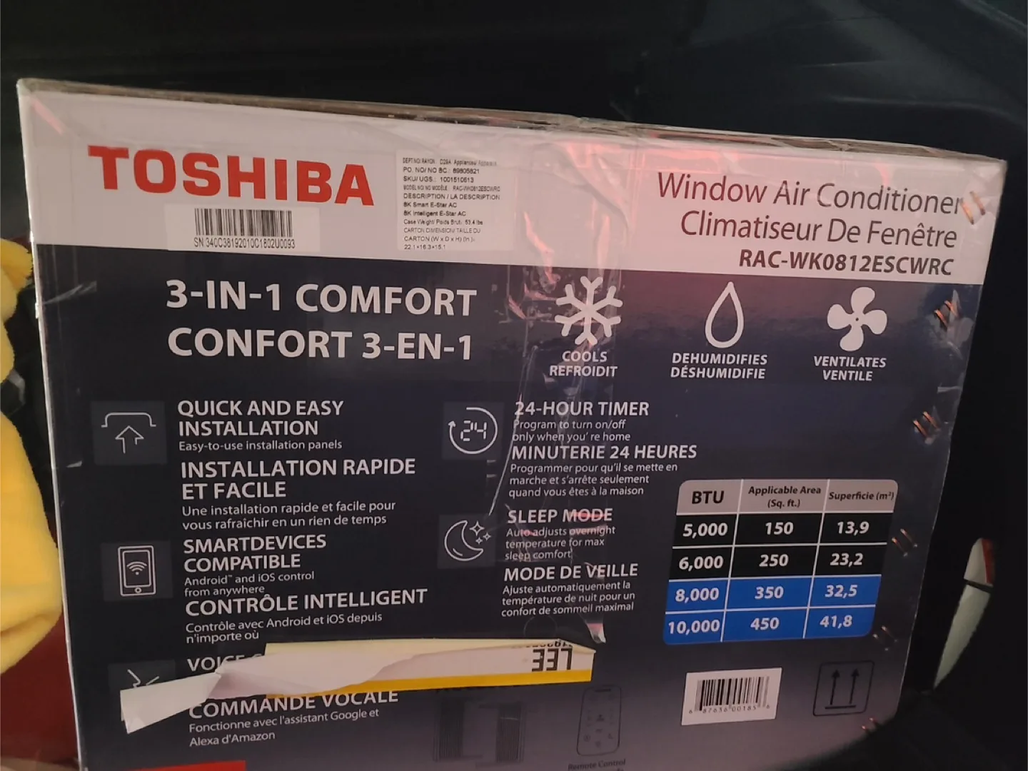 Toshiba Air Conditioner 8000BTU image indicator(6)