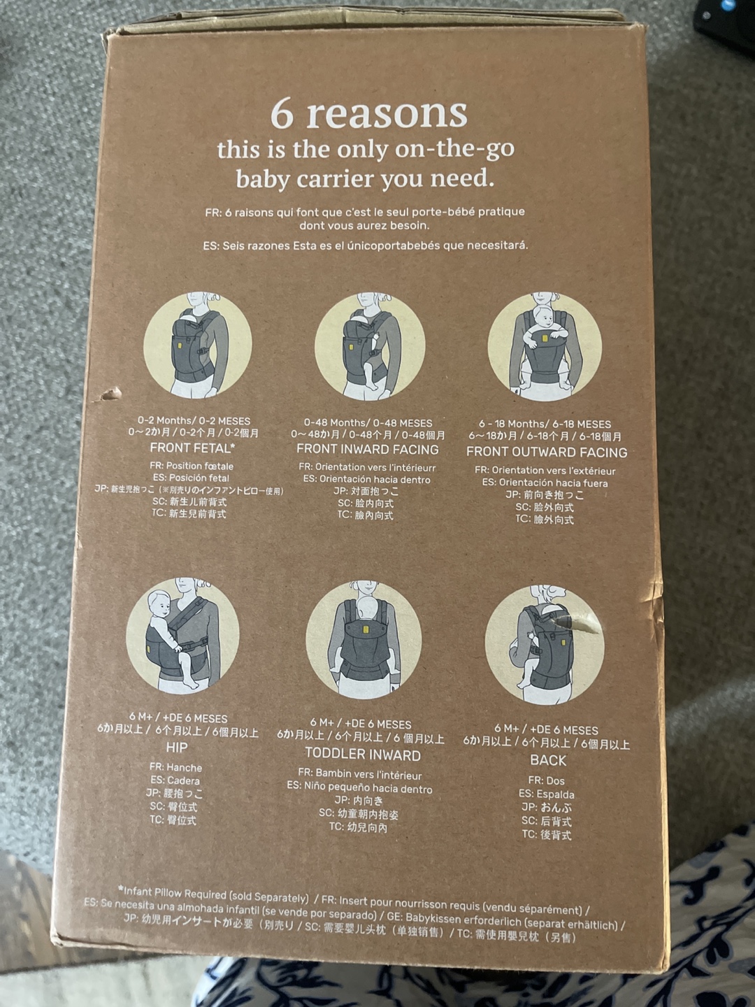 LILLEbaby Classics 6-Position Baby Carrier - photo 2