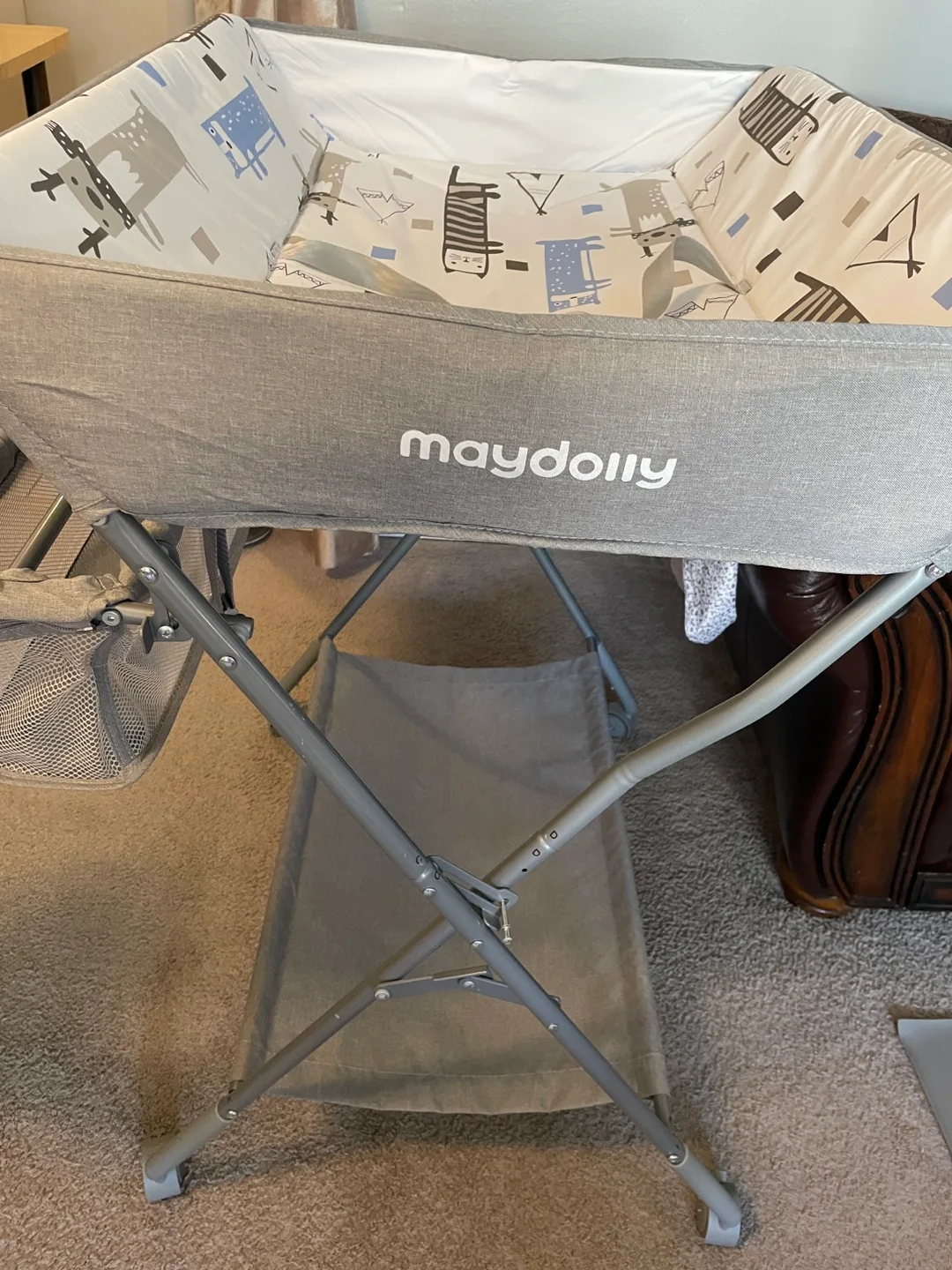 Maydolly Baby Changing Table - Grey thumbnail