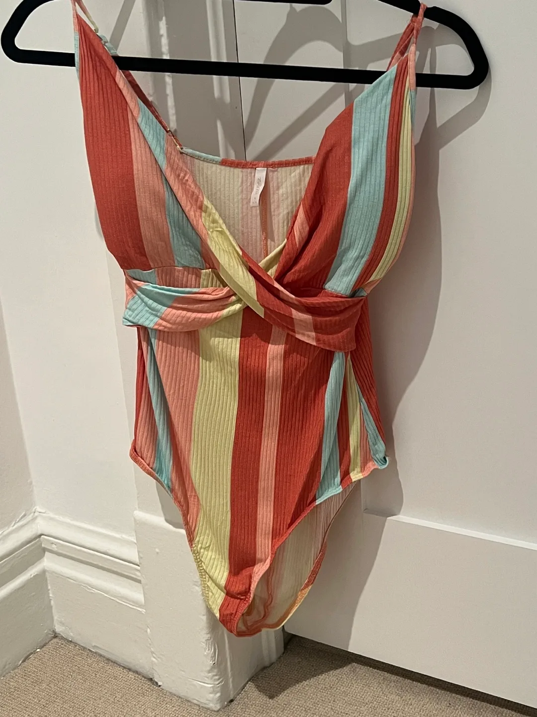 Lazalez Striped Bodysuit - Size M image indicator(2)