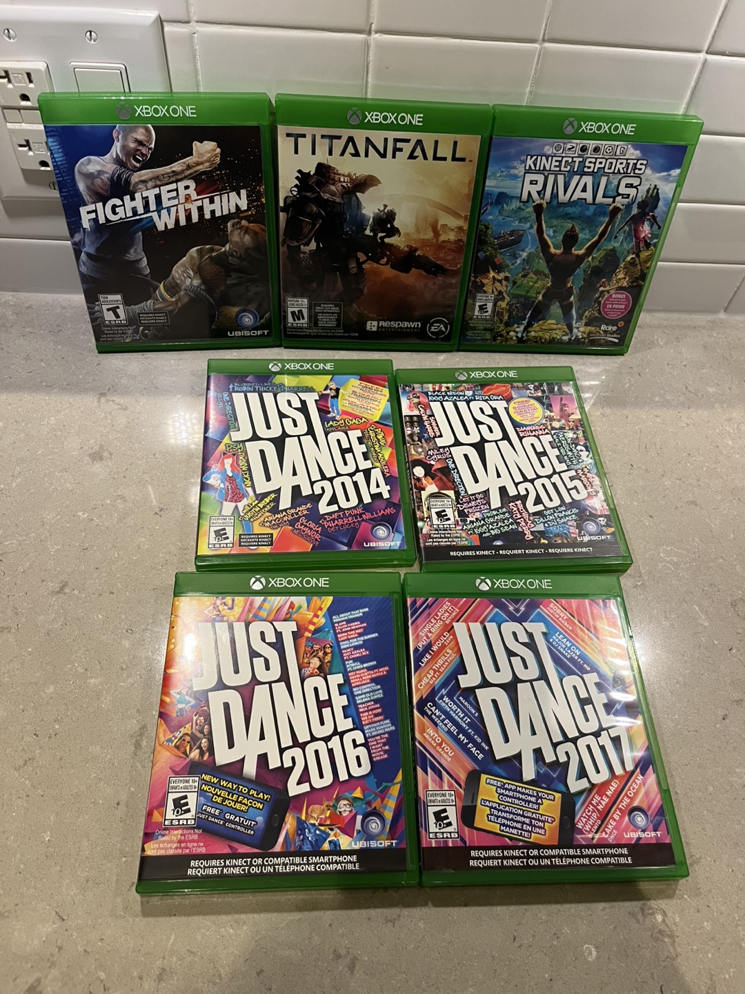 Xbox One Kinect Sensor & Games - photo 2