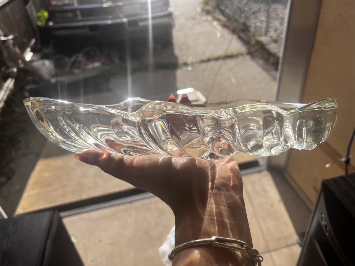 Clear Glass Decorative piece - photo 2