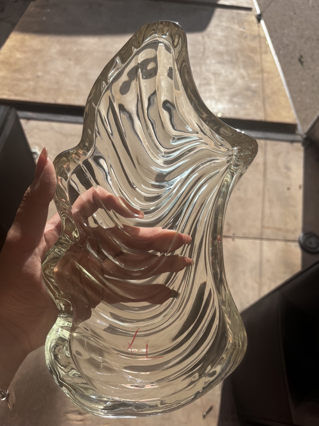 Clear Glass Decorative piece