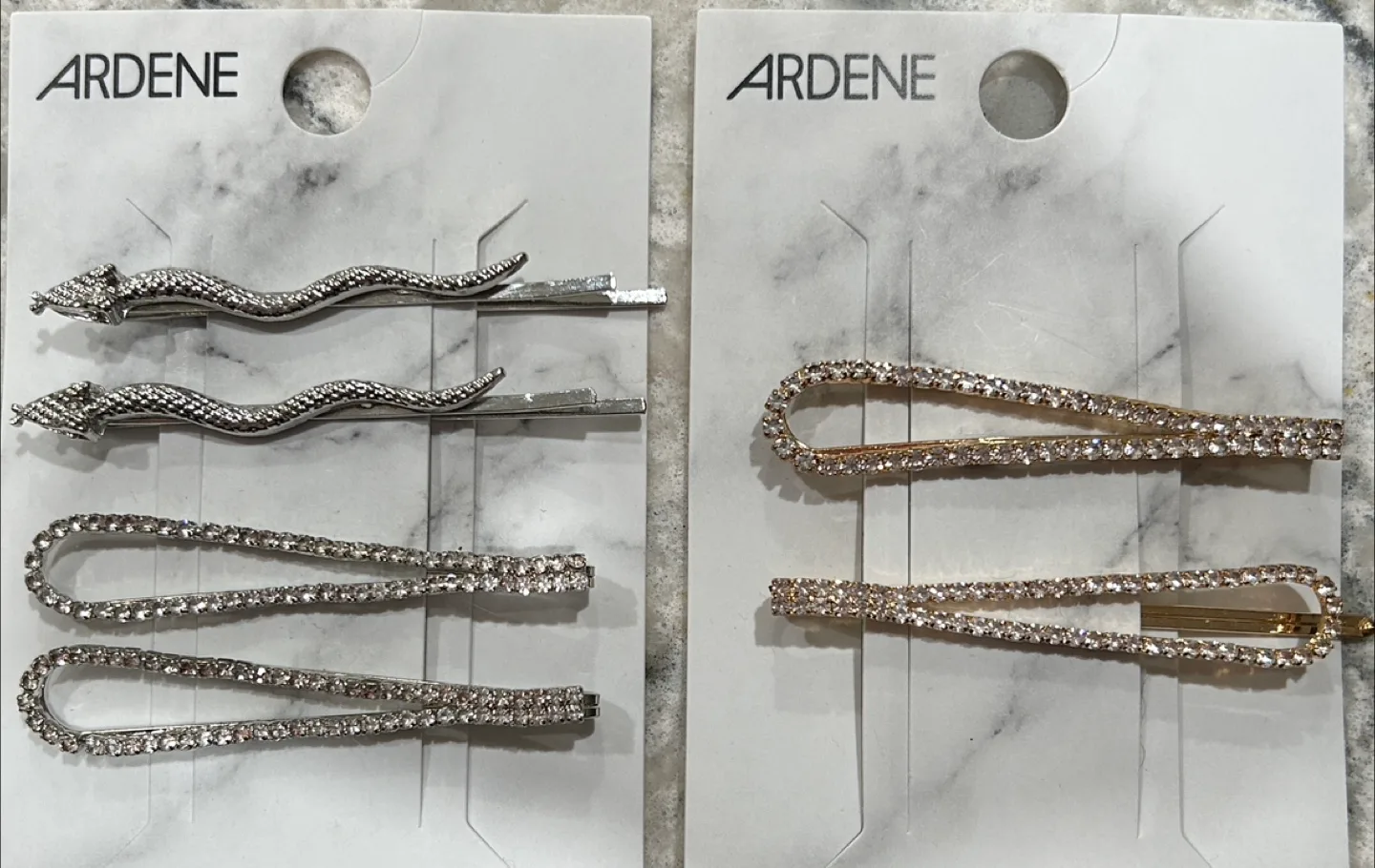 ARDENE Rhinestone Hair Clips thumbnail