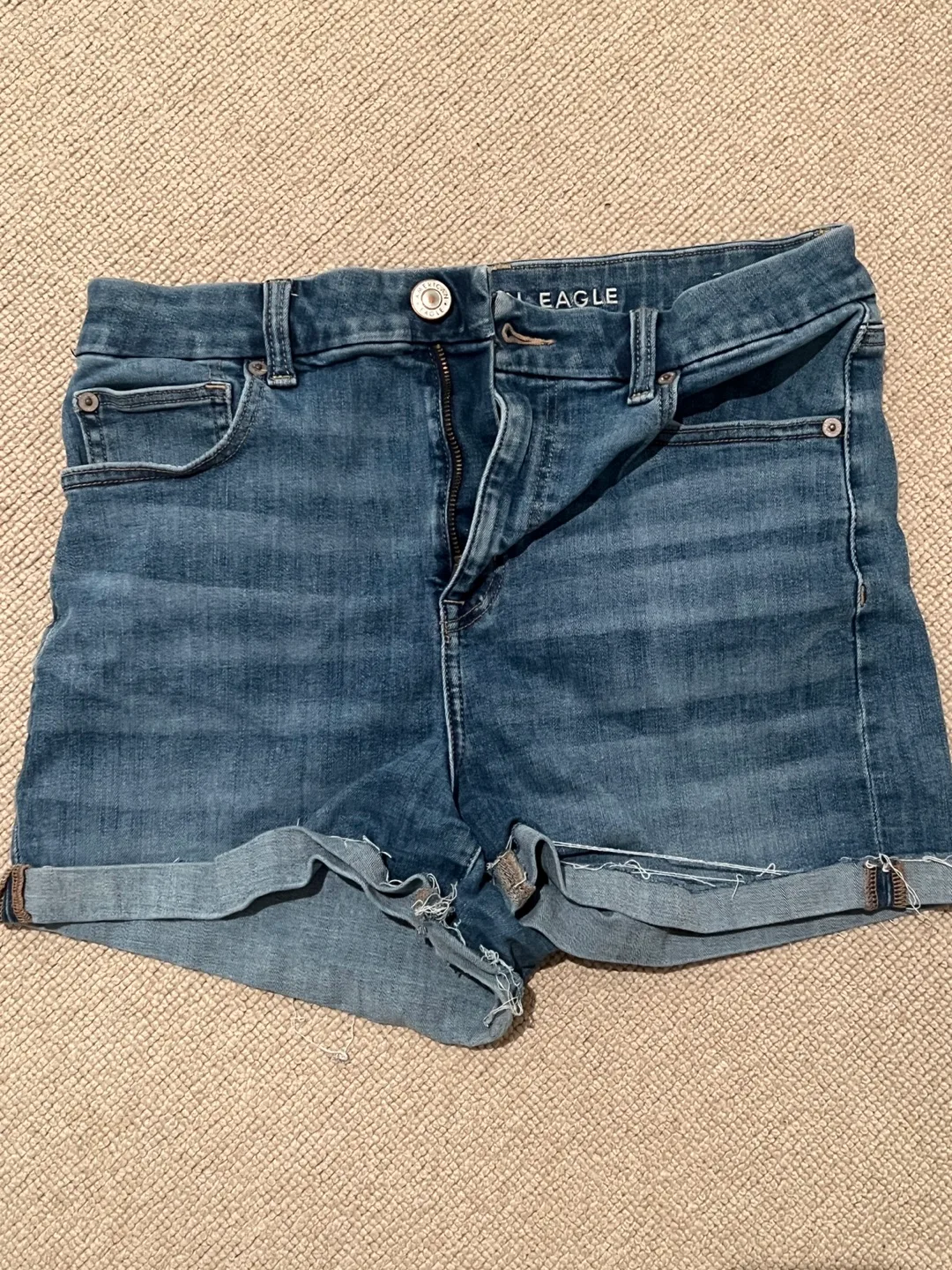 American Eagle Denim Shorts - Size 6 thumbnail