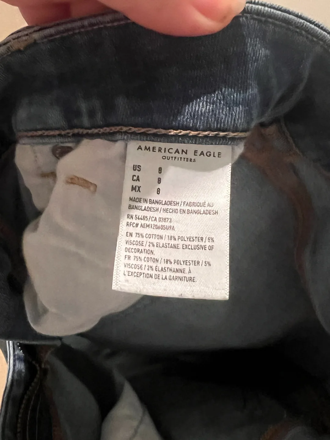 American Eagle Denim Shorts - Size 8 image indicator(3)