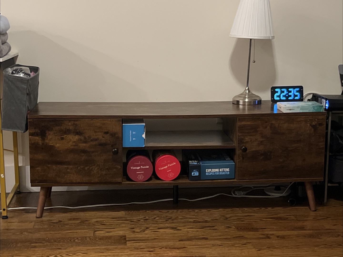 Brown Media Console Table TV stand