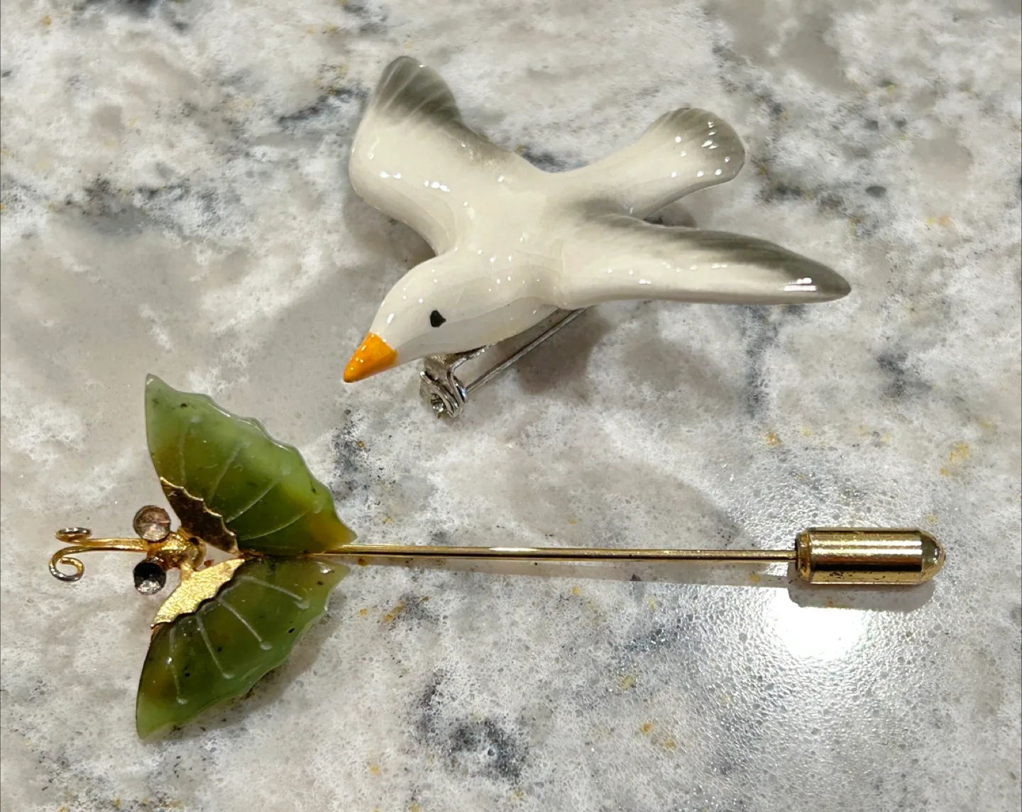 Vintage Bird & Butterfly Brooch/Pins thumbnail