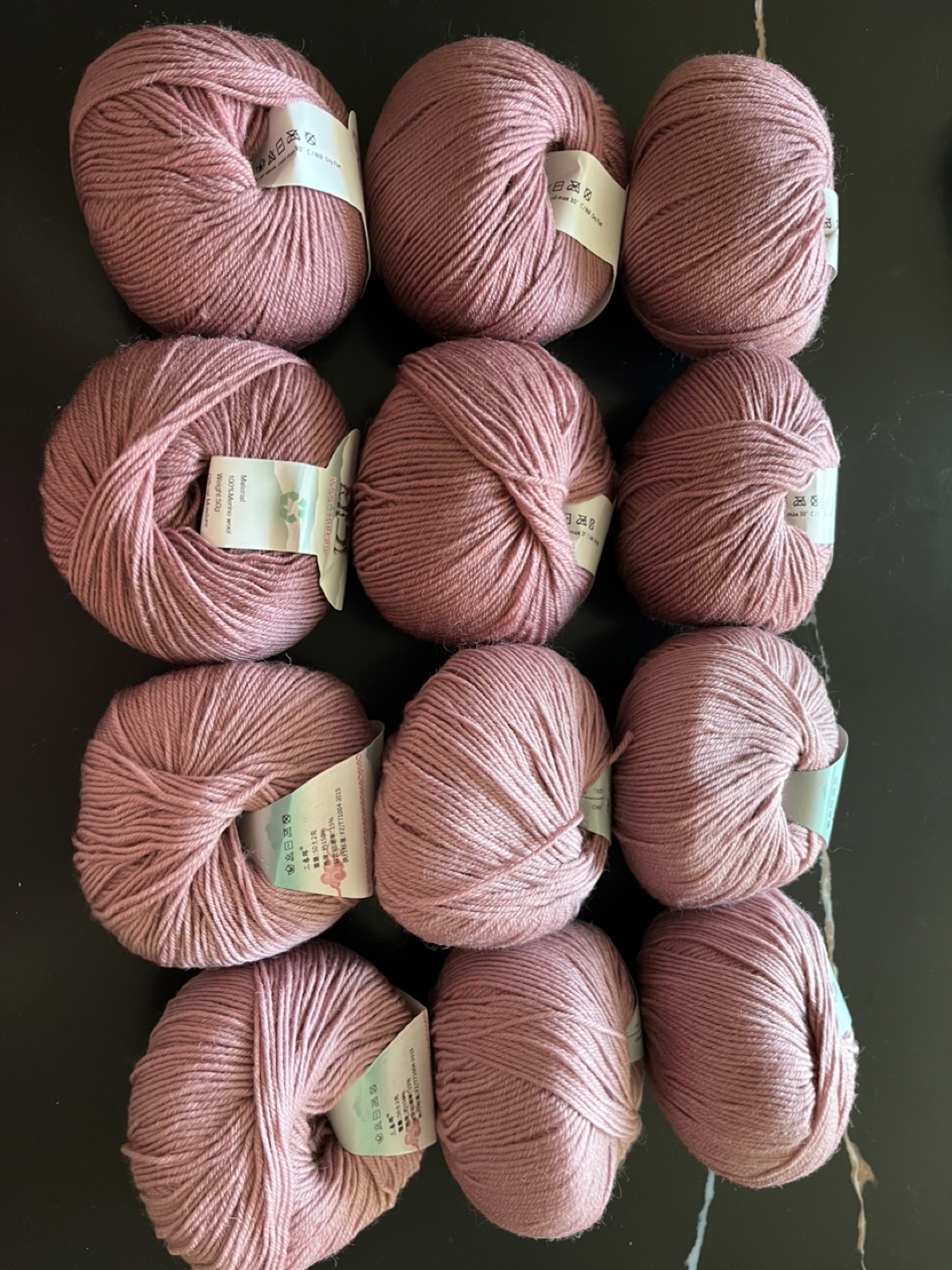 Merino Wool Thread - 12 Skeins