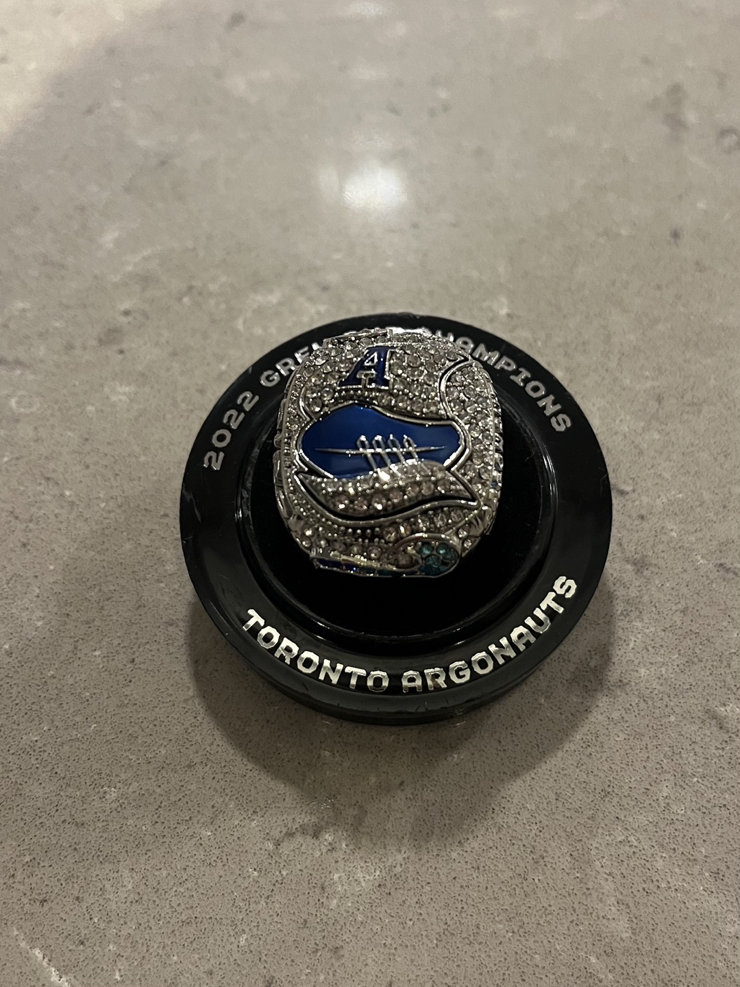 Argonauts 2022 Grey Cup Champions Ring-Replica