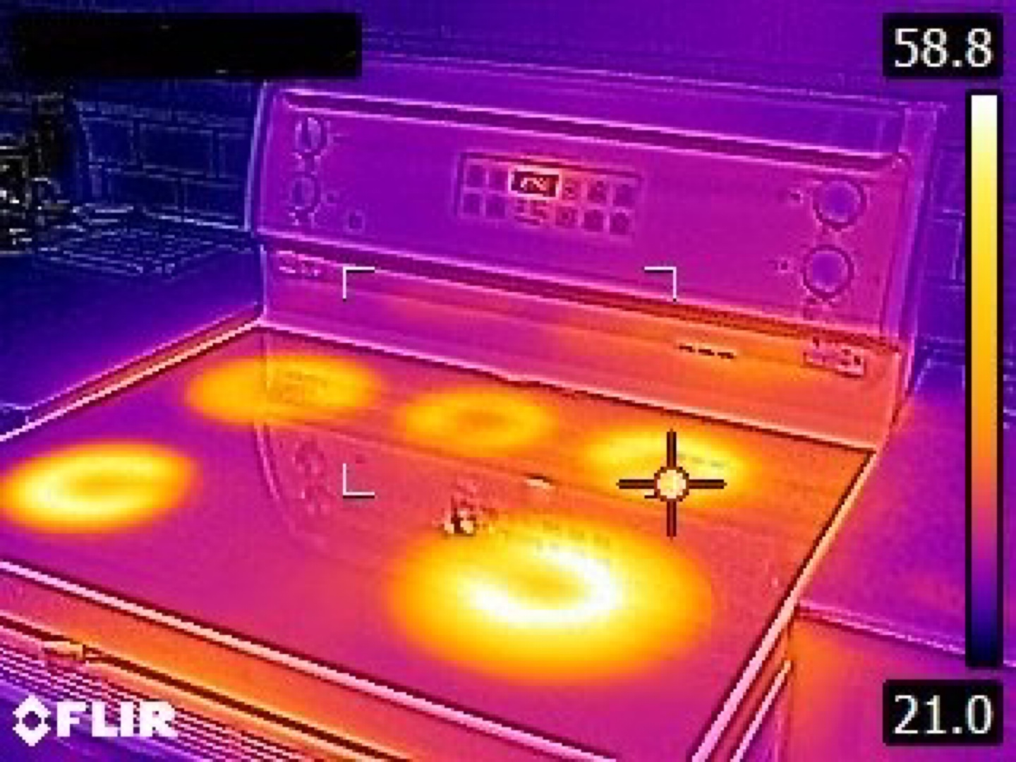 GE Glasstop Range - photo 2