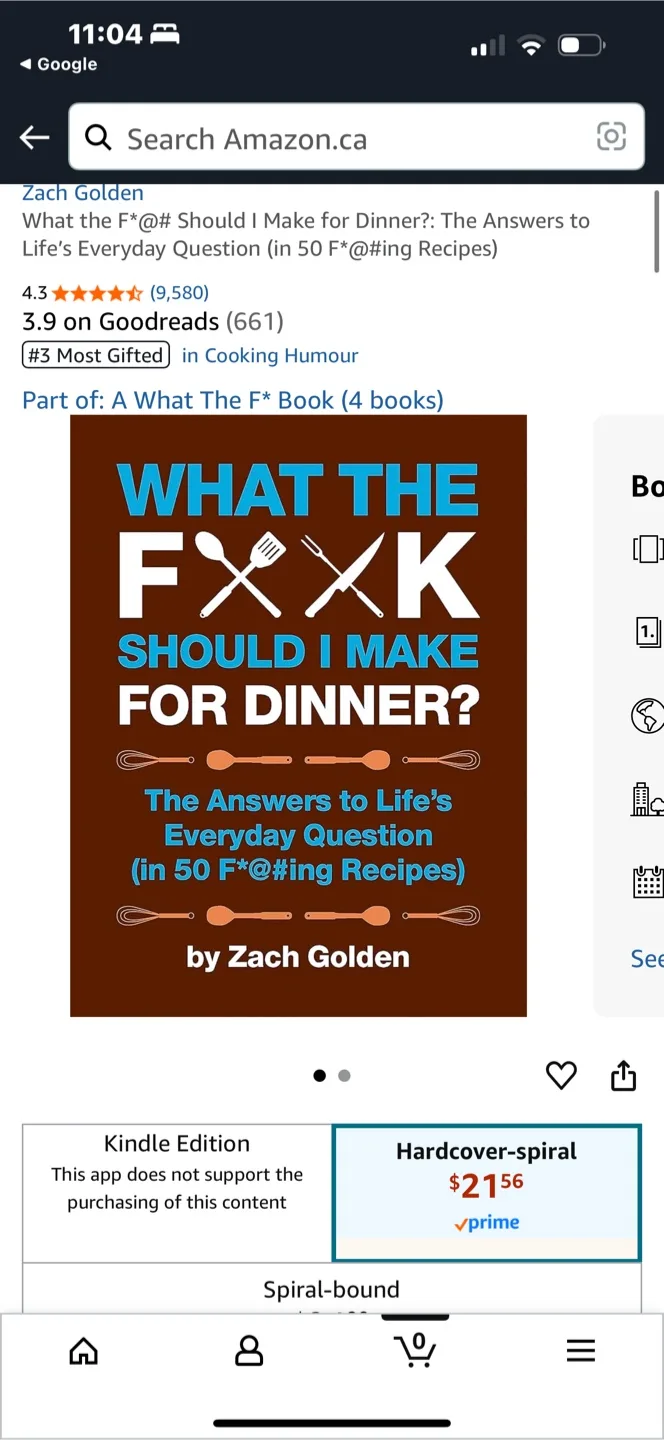 What the F*@# Should I Make for Dinner? by Zach Golden image indicator(4)
