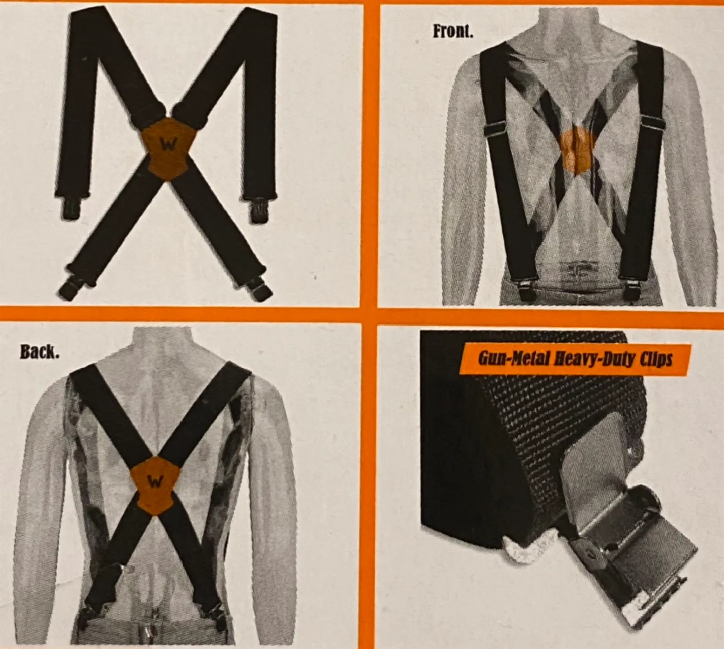 New Welkinland Clip-On Work Suspenders thumbnail